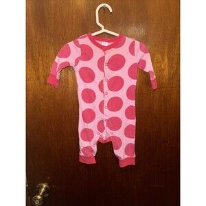 Baby Boden Girls Pink Circle Romper Size 3-6 Months